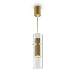Lampa wisząca szklana złota MOD326PL-01MG z serii Dynamics - Lampy Maytoni