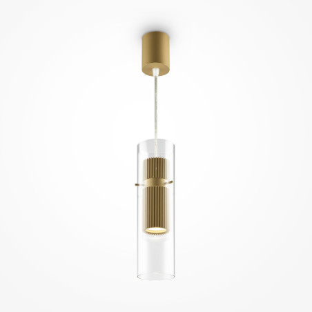 Lampa wisząca szklana złota MOD326PL-01MG z serii Dynamics - Lampy Maytoni