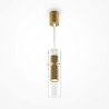 Lampa wisząca szklana złota MOD326PL-01MG z serii Dynamics - Lampy Maytoni