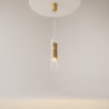 Lampa wisząca szklana złota MOD326PL-01MG z serii Dynamics - Lampy Maytoni