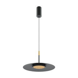 Lampa wisząca aluminiowa czarna MOD041PL-L15B3K1 z serii El - Lampy Maytoni