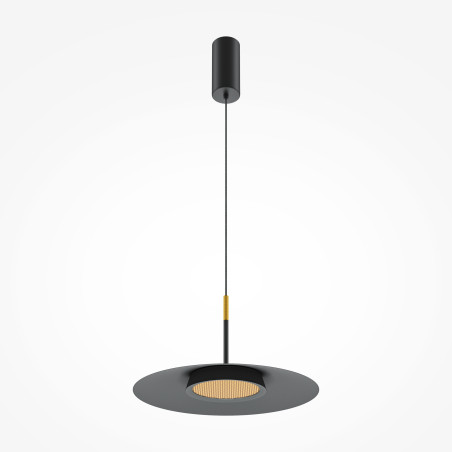 Lampa wisząca aluminiowa czarna MOD041PL-L15B3K1 z serii El - Lampy Maytoni