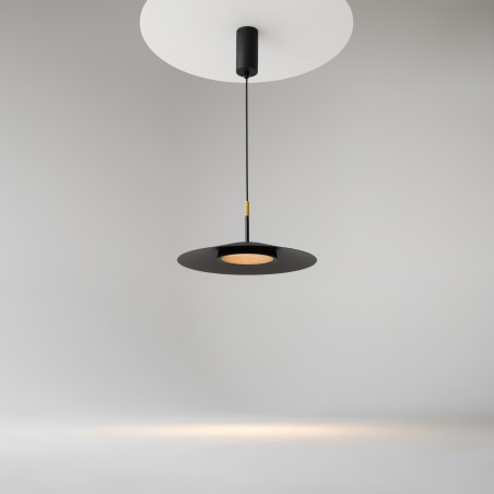 Lampa wisząca aluminiowa czarna MOD041PL-L15B3K1 z serii El - Lampy Maytoni
