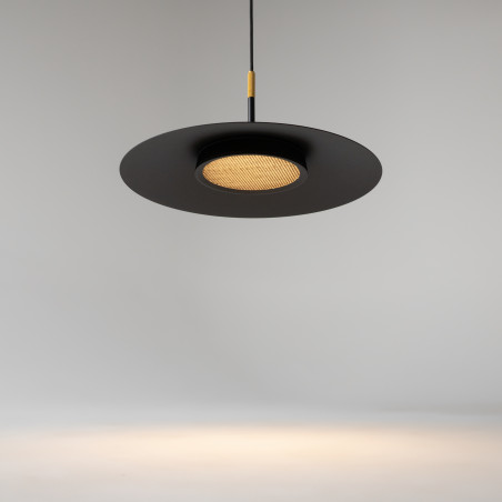Lampa wisząca aluminiowa czarna MOD041PL-L15B3K1 z serii El - Lampy Maytoni