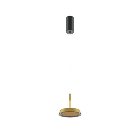 Lampa wisząca aluminiowa czarna MOD041PL-L15G3K z serii El - Lampy Maytoni