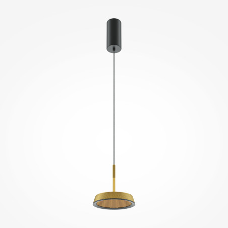 Lampa wisząca aluminiowa czarna MOD041PL-L15G3K z serii El - Lampy Maytoni