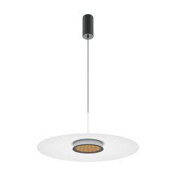 Lampa wisząca aluminiowa czarna MOD041PL-L15W3K1 z serii El - Lampy Maytoni