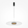 Lampa wisząca aluminiowa czarna MOD041PL-L15W3K1 z serii El - Lampy Maytoni