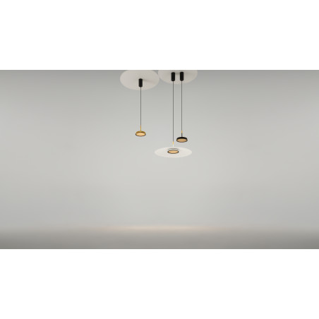 Lampa wisząca aluminiowa czarna MOD041PL-L15W3K1 z serii El - Lampy Maytoni