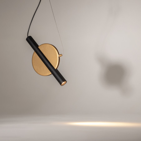 Lampa wisząca metalowa mosiężna MOD150PL-L5BS3K z serii Enigma - Lampy Maytoni