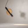 Lampa wisząca metalowa mosiężna MOD150PL-L5BS3K z serii Enigma - Lampy Maytoni
