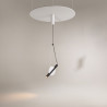 Lampa wisząca metalowa biała MOD150PL-L5W3K z serii Enigma - Lampy Maytoni