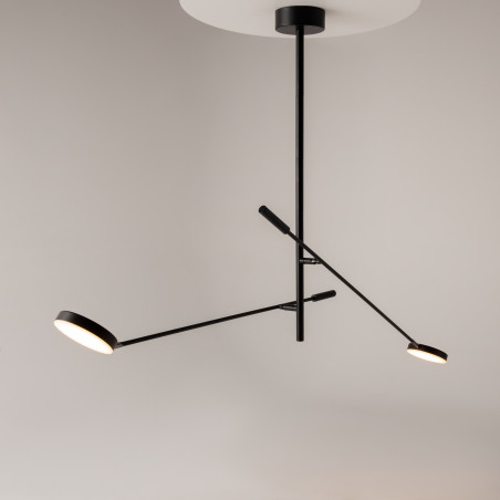 Plafon aluminiowy czarny MOD070CL-L15B3K1 z serii Fad - Lampy Maytoni