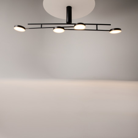 Plafon aluminiowy czarny MOD070CL-L30B3K z serii Fad - Lampy Maytoni