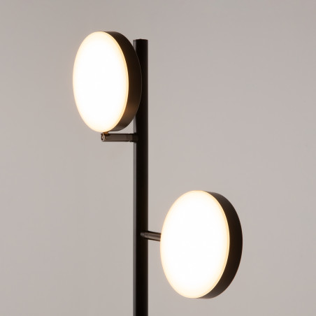 Lampa podłogowa aluminiowa czarna MOD070FL-L12B3K z serii Fad - Lampy Maytoni