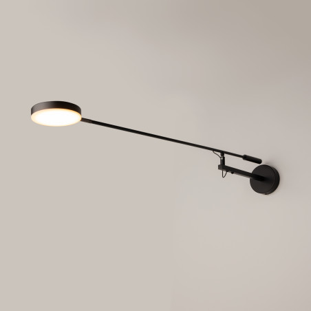 Kinkiet aluminiowy czarny MOD070WL-L6B3K z serii Fad - Lampy Maytoni