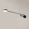 Kinkiet aluminiowy czarny MOD070WL-L6B3K z serii Fad - Lampy Maytoni