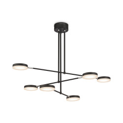 Lampa wisząca aluminiowa czarna MOD070PL-L38B3K z serii Fad - Lampy Maytoni