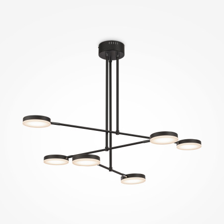 Lampa wisząca aluminiowa czarna MOD070PL-L38B3K z serii Fad - Lampy Maytoni