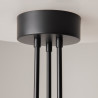 Lampa wisząca aluminiowa czarna MOD070PL-L38B3K z serii Fad - Lampy Maytoni