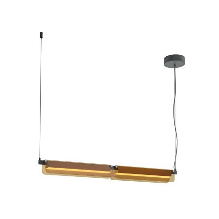 Lampa wisząca szklana czarna MOD296PL-L20BC3K z serii Flat - Lampy Maytoni
