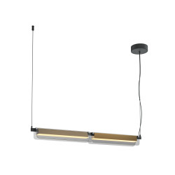 Lampa wisząca szklana czarna MOD296PL-L20BS3K z serii Flat - Lampy Maytoni