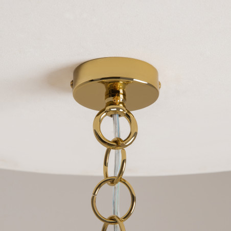 Lampa wisząca szklana złota 6-punktowa MOD174PL-06G z serii Frame - Lampy Maytoni