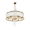 Lampa wisząca szklana złota 6-punktowa MOD174PL-06G z serii Frame - Lampy Maytoni