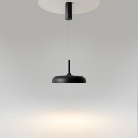 Lampa wisząca metalowa czarna MOD189PL-L12B3K1 z serii Gerhard - Lampy Maytoni