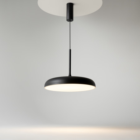 Lampa wisząca metalowa czarna MOD189PL-L18B3K1 z serii Gerhard - Lampy Maytoni