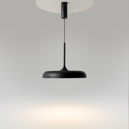 Lampa wisząca metalowa czarna MOD189PL-L18B3K1 z serii Gerhard - Lampy Maytoni