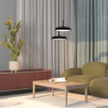 Lampa wisząca metalowa czarna MOD189PL-L18B3K1 z serii Gerhard - Lampy Maytoni