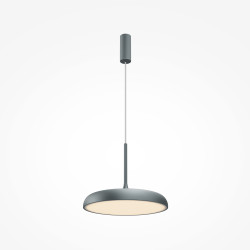 Lampa wisząca metalowa szara MOD189PL-L18GR3K1 z serii Gerhard - Lampy Maytoni