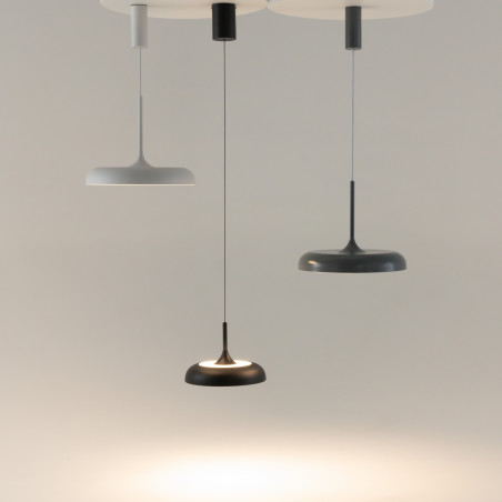 Lampa wisząca metalowa szara MOD189PL-L18GR3K1 z serii Gerhard - Lampy Maytoni