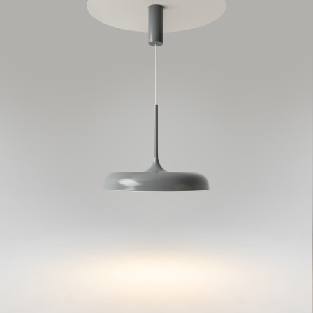 Lampa wisząca metalowa szara MOD189PL-L18GR3K1 z serii Gerhard - Lampy Maytoni