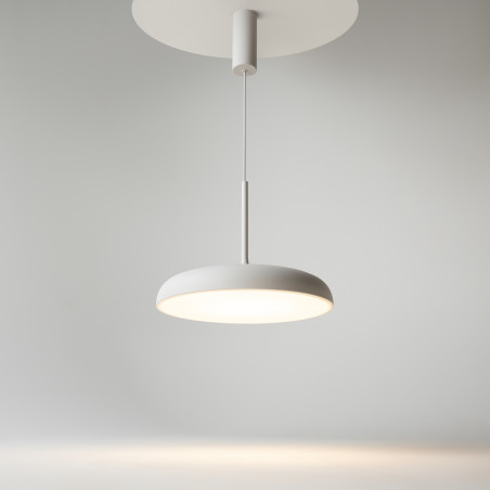 Lampa wisząca metalowa biała MOD189PL-L18W3K1 z serii Gerhard - Lampy Maytoni