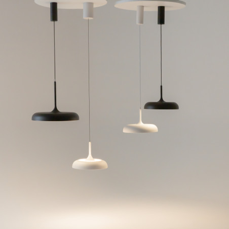 Lampa wisząca metalowa biała MOD189PL-L18W3K1 z serii Gerhard - Lampy Maytoni
