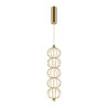 Lampa wisząca metalowa złota MOD216PL-L10G3K z serii Golden Cage - Lampy Maytoni