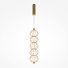 Lampa wisząca metalowa złota MOD216PL-L10G3K z serii Golden Cage - Lampy Maytoni