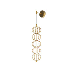 Kinkiet metalowy złoty MOD216WL-L10G3K z serii Golden Cage - Lampy Maytoni