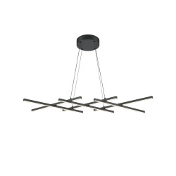 Lampa wisząca silikonowa czarna MOD244PL-L50BK z serii Halo - Lampy Maytoni
