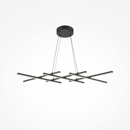 Lampa wisząca silikonowa czarna MOD244PL-L50BK z serii Halo - Lampy Maytoni
