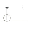 Lampa wisząca silikonowa czarna MOD247PL-L49BK z serii Halo - Lampy Maytoni