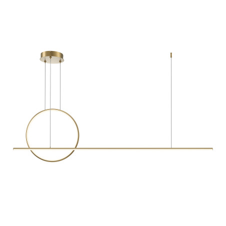 Lampa wisząca silikonowa mosiężna MOD247PL-L49BSK z serii Halo - Lampy Maytoni