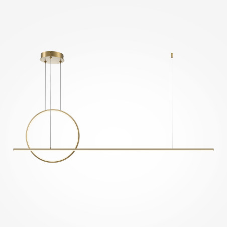 Lampa wisząca silikonowa mosiężna MOD247PL-L49BSK z serii Halo - Lampy Maytoni