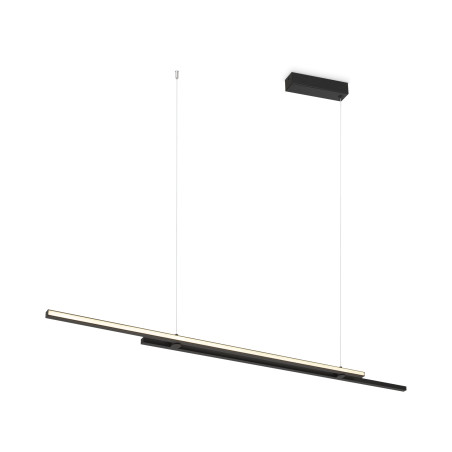 Lampa wisząca silikonowa czarna MOD005PL-L48BK z serii Halo - Lampy Maytoni
