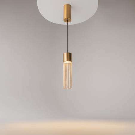 Lampa wisząca metalowa złota MOD190PL-L5G3K z serii Imaginary - Lampy Maytoni