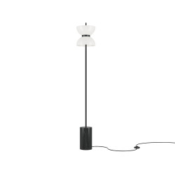 Lampa podłogowa szklana czarna MOD178FL-L11B3K z serii Kyoto - Lampy Maytoni