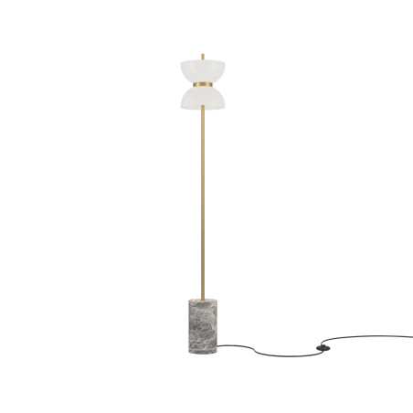 Lampa podłogowa szklana złota MOD178FL-L11G3K z serii Kyoto - Lampy Maytoni