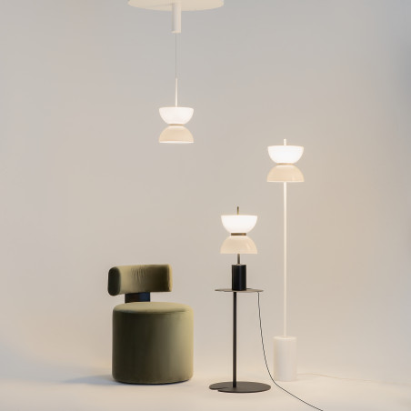 Lampa podłogowa szklana złota MOD178FL-L11G3K z serii Kyoto - Lampy Maytoni